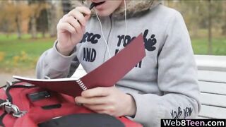 Cute teen Angel twat fondled and banged