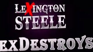 Big boobs Amy wants a taste if huge cock so Lex destroys her pussy and ass