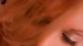 Hot blonde college babe sucks and fucks and anal