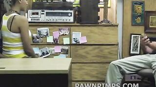 Mullet vixen blows pimp in front of BF