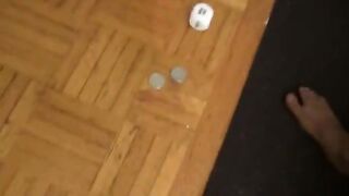 Three girls waiting on coitus with dick