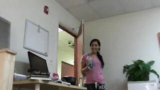 Chicks play with fat rods