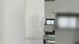 Wicked hot milf in thong teases cock