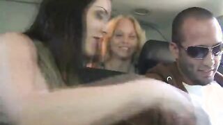 Girls control penises of random men