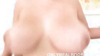 Two giant tits babes fuck one cock