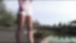 Sex Simony and friend bends to suck cock of Rocco inside his mansion