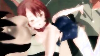 3D Hentai Teen Creampied by an Ogre!