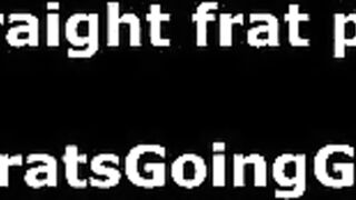 Straight fraternity newbies jerk and suck cock