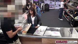 Milfs big titties slams as her tender pussy gets screwed by thic dick