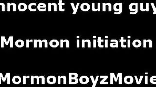 Older guy watches gay Mormon teens fuck ass