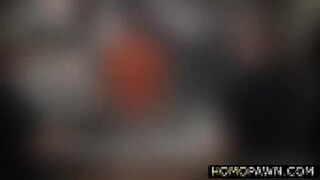 Straight innocent guy walks in the shop and gets hard banged in the ass