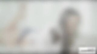 Hot brunette receive a hardcore fucked by her hunk boyfriend