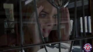 Horny blonde Cosima gets a milky cum  inside her tight pussy