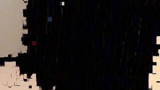 Hot brunette shows her naked body