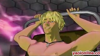 Hentai gay couple suck and fuck each other