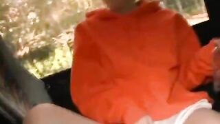 Pretty College Ex Girlfriend Fingering Herself On Bus