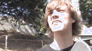 Alia Janine blows giant black cock