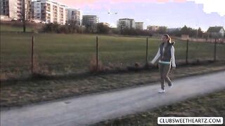 Slutty Bella fucks the brains out of boyfriend while parents are away