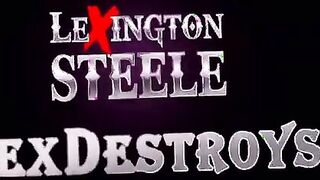 Busty Nikki Delanos pussy gets destroyed by Lexington Steeles bbc