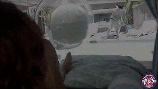 Horny blonde Sasha gets a milky cum inside her tight pussy