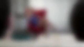 Sexy Belles wet and horny cock riding threesome with Stepmom