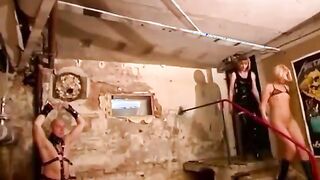 Kinky Fetish Play in basement