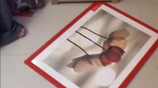 Chick films her goodies