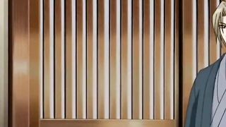 Handsome hentai gay man gets hot doggy style