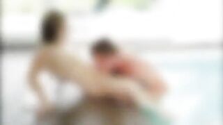 Pretty Alessandra loves the cock riding inside her tight pink pussy