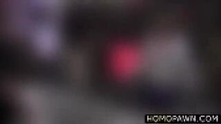 Black straight guy encounters threesome and gets anal sex by two muscular men