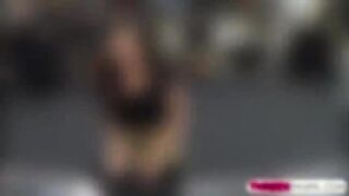 Amateur blonde teen tight wet pussy fucked hardcore by a huge dick