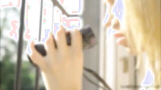 Gorgeous hot teen Camila plays her teen wet shaved pussy indoors