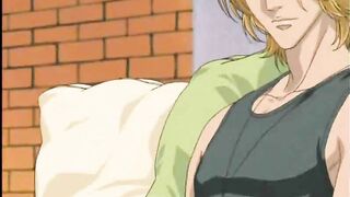 Blonde hentai gay hardcore fucking fun in bed
