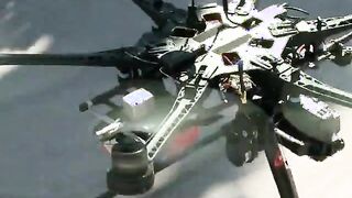 Drone films scissoring lesbian sex act