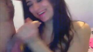 Fucking my girlfriend live on webcam