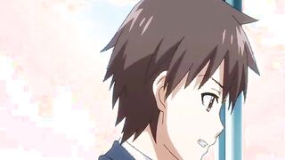 Redhead hentai coed sucking bigcocks and facial cum