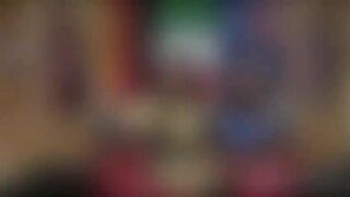 Two tight pussies gets so wet while getting ramed by a meaty cock