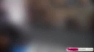 Extremely hot Lesbian thief tries a dick and gets her vagina bumped by the pawnshop owner