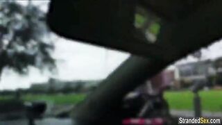 Teen Natalie Monroe pounded for a ride