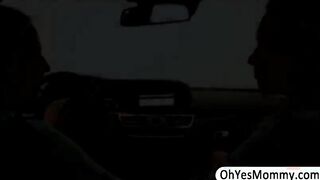 MILF Angel seduces teen Dakotas lover as they have threesome sex