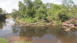 Exhausted chick rides cock