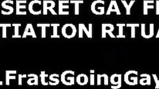 College boys play with cock in gay fraternity group