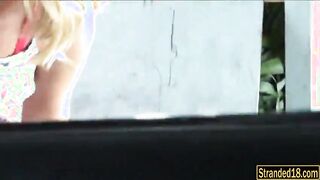 Stranded teen Dixie screwed up in toilet