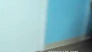 Teen cuties fucked at college party