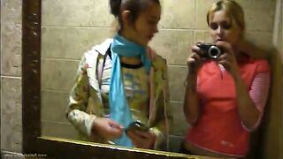 Petite Natasha princess naked at toilet