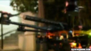 Smokin Hot Chick Rileys room sex tape gets caught by drone