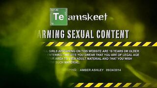 Girlfriend mixes cock-riding and blowjob