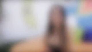 Bombshell babe Nadia gets anal fucked with big cock from behind