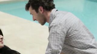 extreme brunette banged by her husband