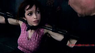 Shocking beauty's sexy assets